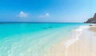 Red Sea beach with clear water